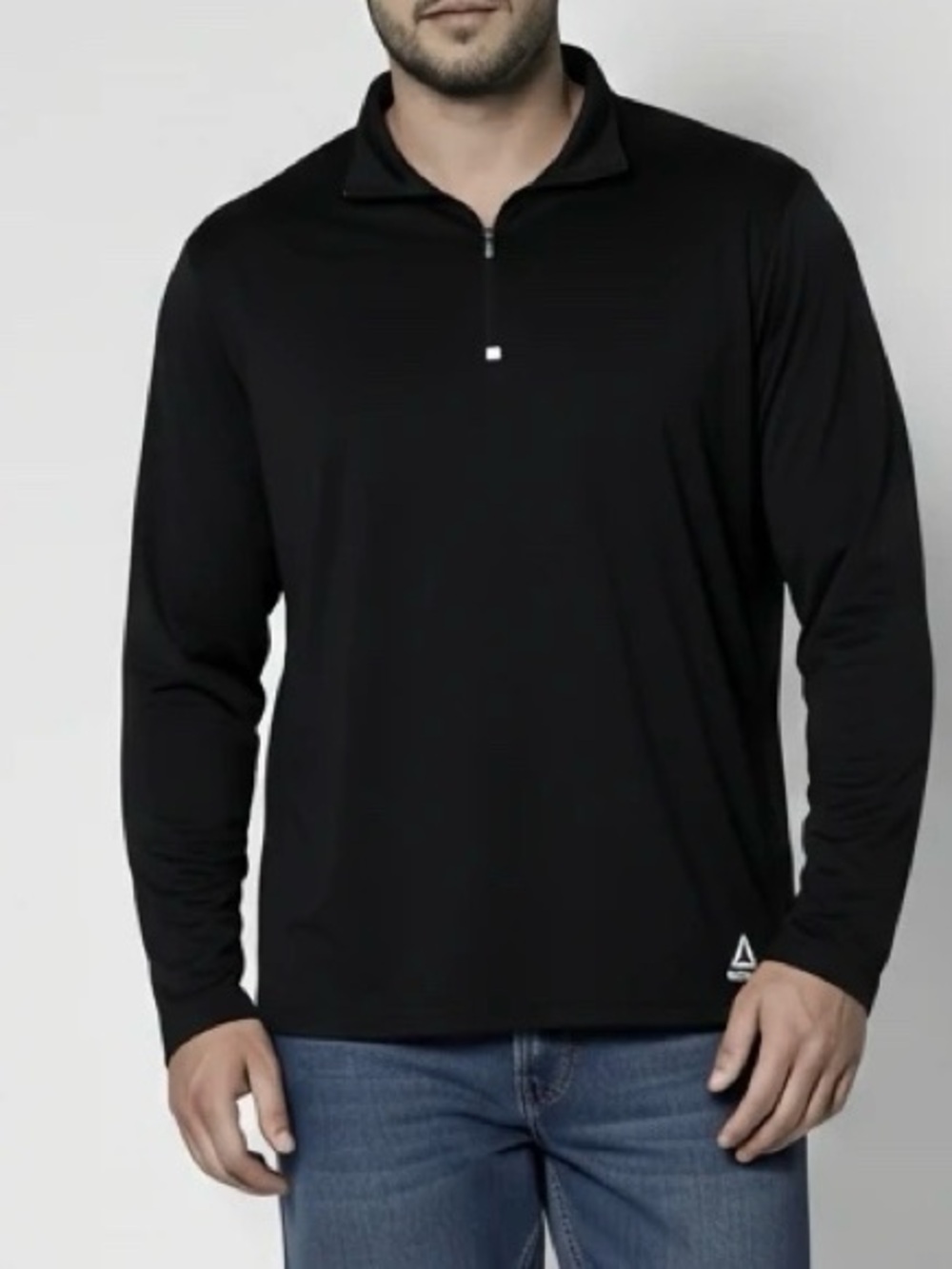 Reebok Black Athletic Pullover Jacket